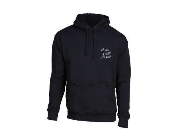 Sudadera negra con bandeja